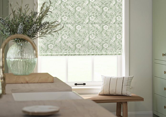 Cadogan, Vintage Green - Twist&Fit Roman Blind - Image 5